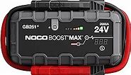 NOCO Boost Max GB251 3000 Amp 24-Volt UltraSafe Portable Lithium Jump Starter Box, Battery Booster Pack, and Commercial Jumper Cables for Gasoline and Diesel Engines Up to 32-Liters