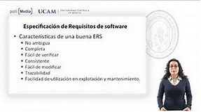 Ingeniería del Software - Especificaciones de Requisitos de Software - Raquel Martínez España