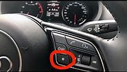 What this (star) button does from Audi A1, A3, A4, A5, A6, A8, Q2, Q3, Q5, Q7, Q8 steering wheel