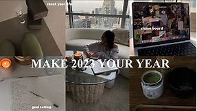 MAKE 2023 THE BEST YEAR: resetting, goal planning, vision board, journal prompts & phone setup