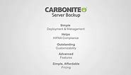 Overview of Carbonite Server Backup