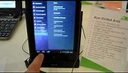 Acer Iconia Tab A100 Honeycomb Hands On