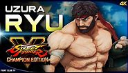 Uzura (Ryu) ➤ Street Fighter V Champion Edition • SFV CE [4K]