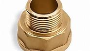 Adapter Nipple 3/4" Male x 1 “ Female Pipe Fitting NPT - Brass Adapter 3/4 inch x 1inch Female Pack of 1
