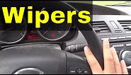 How To Use Windshield Wipers In A Car-Driving Tutorial