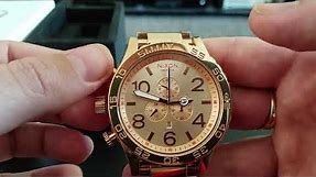 Nixon 51-30 Chrono Rose Gold Review and Tutorial