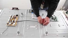 Samsung 60" LED TV - LED Strip Replacement Tutorial Fixing Bad LEDs - BN96-29074A & BN96-29075A