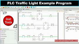 PLC Traffic Light Example Program - Red, Yellow, Green Lights