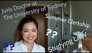 Juris Doctor Degree Overview (University of Sydney, Australia)
