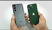 Samsung S22 vs iPhone 13 Mini | SPEED TEST