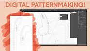 Digital Curved Rulers for Patternmaking (Adobe Illustrator)
