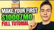 COMPLETE Amazon KDP Tutorial for Beginners (2024)