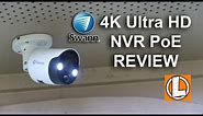 Swann 4K NVR Security Camera System Review - Unboxing, Setup, Settings, Installation, Footage