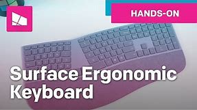 Surface Ergonomic Keyboard Unboxing