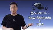New Features for VIVE XR Elite + Q&A