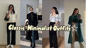 50+ Classic Minimalist outfit Ideas||Aesthetic outfit inspo ✨