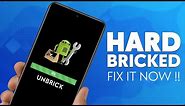 How to UNBRICK Hard BRICKED Mediatek Xiaomi or Other Android Phones