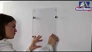 How to Wall Mount Acrylic Poster Holder | Discount Displays