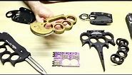 8 Unique Brass Knuckles, Knuckle Knives, and Switchblades