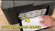 Canon PIXMA TR4720: How to Load Paper in the Printer