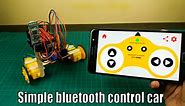 How to make a simple Bluetooth control car step by step - SriTu Hobby