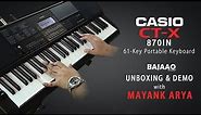 Casio Portable Electronic Keyboard CT X870IN | Unboxing & Demo | w Mayank Arya