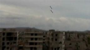 Video Captures Bombs Exploding in Syrian City of Daraya
