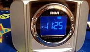 RCA AM/FM CD PLAYER Dual Wake Clock Radio (RP3765)