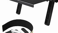 AHIER 13 Inch Cable Box Shelf for Wall Mounted TV, TV Top Shelf Mount on Desktop Computer Monitor to Hold Cable Boxes, Media Boxes, Game Console Black