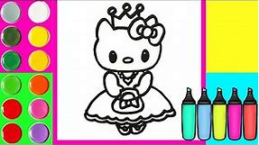 Hello Kitty, Coloring for Kids and Toddlers