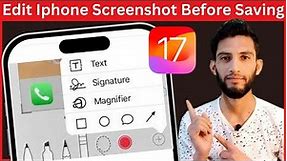How to edit iphone screenshot | Edit text in screenshot iphone