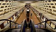 ⁴ᴷ⁶⁰ Riding Washington DC Metro from DuPont Circle to Metro Center