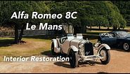 Alfa Romeo 8C LeMans Touring Interior Restoration