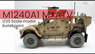 U.S. Military M1240A1 M-ATV Ryefield Models 1/35 How to Build and Paint Scale model kits.