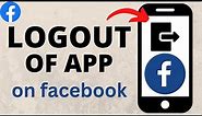 How to Log Out of Facebook App - iPhone & Android