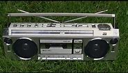 Sanyo M7950K Stereo Radio-recorder restored repaired cassette play radio sale