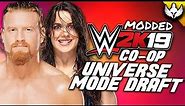 WWE 2K19 Co-Op Universe Mode | THE DRAFT BEGINS!! | Part 1