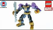 LEGO Marvel 76242 Thanos Mech Armour - LEGO Speed Build Review