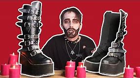 IT'S NOT A PHASE MOM! - What’s Inside Demonia Boots - (CUT IN HALF)