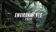 ENVIRONMENTS Pack - Green Screen Epic Backgrounds