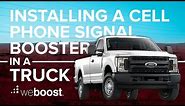 How To Install A Cell Phone Signal Booster In A Truck | weBoost