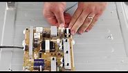 Samsung 60" LED TV UN60 Power Supply Board Replacement Tutorial