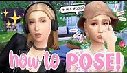 HOW TO DOWNLOAD & USE POSE PLAYER | THE SIMS 4 POSES TUTORIAL + LINKS 2023! ✨