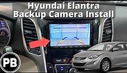 2011 - 2016 Hyundai Elantra Backup Camera Install