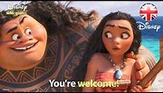 DISNEY SING-ALONGS | You're Welcome - Moana Lyric Video | Official Disney UK