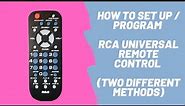 How to Setup / Program RCA Universal Remote Control (2 Easy & Fast Ways)