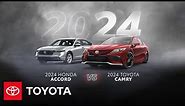2024 Toyota Camry vs 2024 Honda Accord | Toyota
