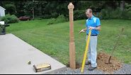 How to Install Lamp Post from S&L Spindles