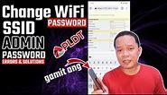 HOW to CHANGE PLDT fibr WIFI PASSWORD, CHANGE SSID/ WiFi name CHANGE ADMIN PASSWORD | INITIAL LOGIN