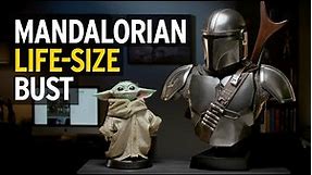 The Mandalorian Din Djarin Life-Size Bust Star Wars Statue by Sideshow